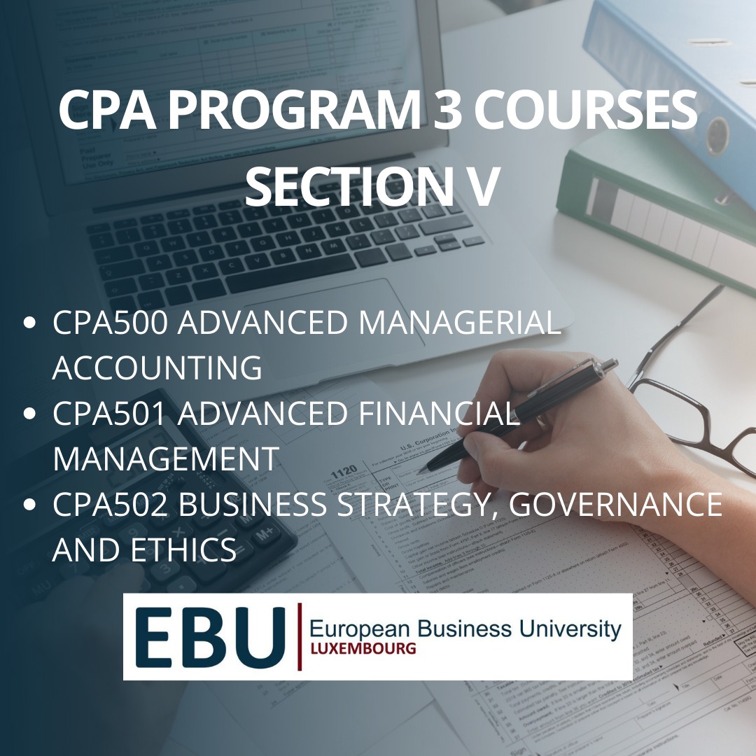 <p dir="ltr" style="text-align: left;">CPA Section V courses</p>